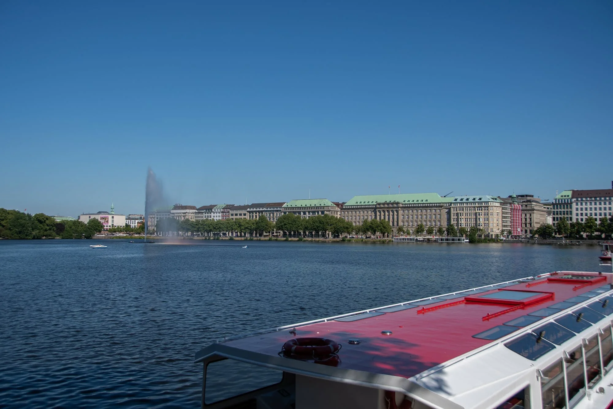 The Alster Lakes, Hamburg, Germany
