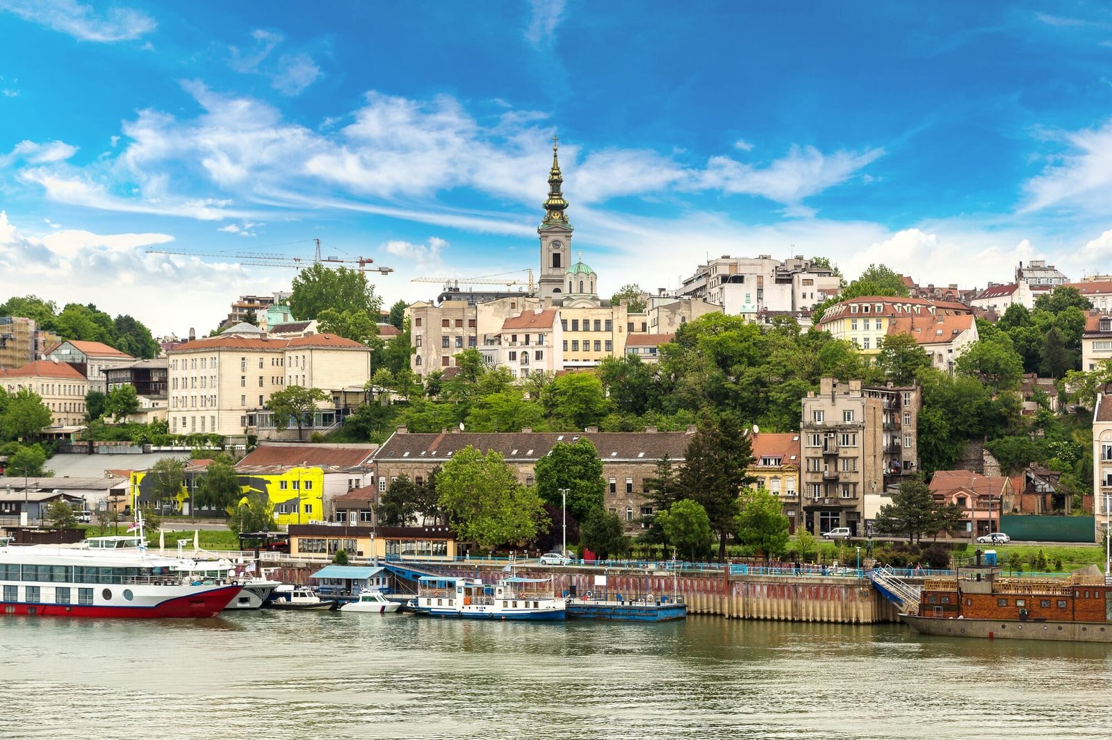 Travel to Serbia. Belgrade cityscape