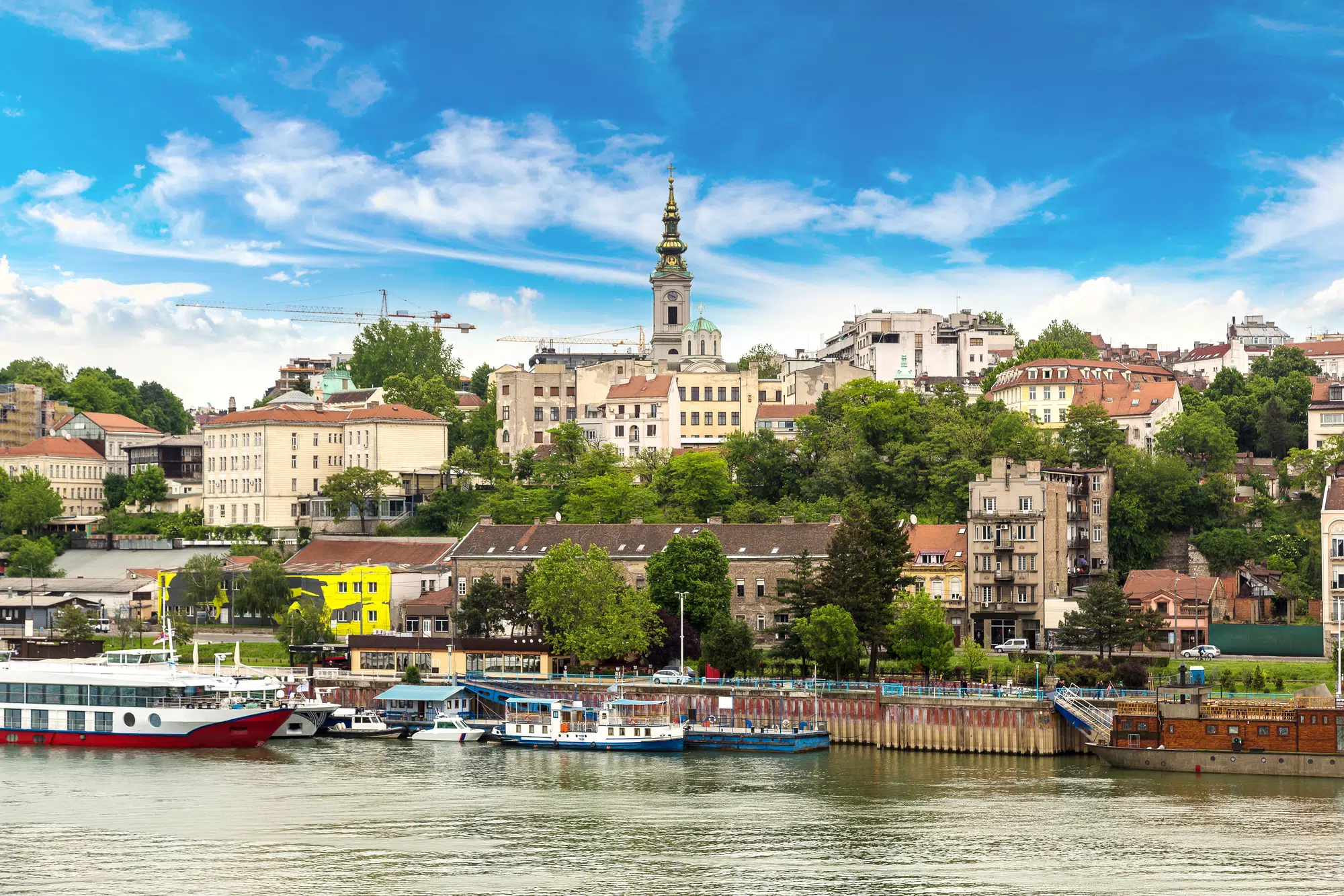 travel serbia — Travel to Serbia. Belgrade cityscape