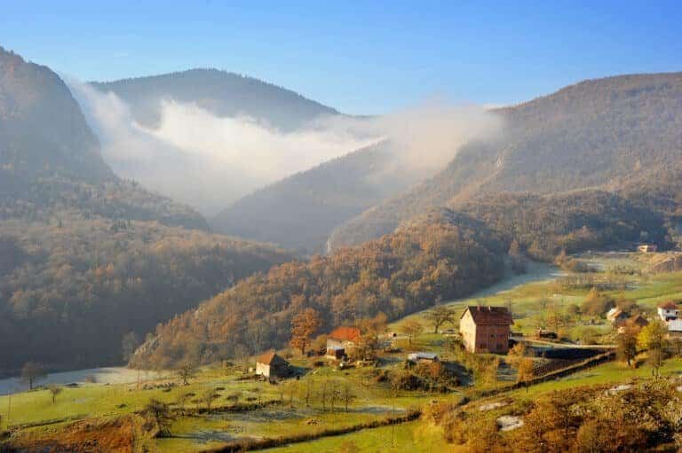 Stravel to Serbia, mountain village