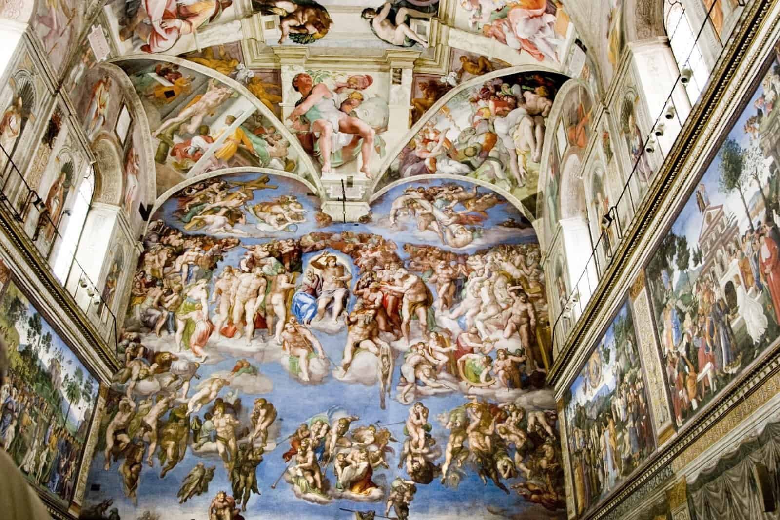 The Sistine chapel in the Vatican, Rome