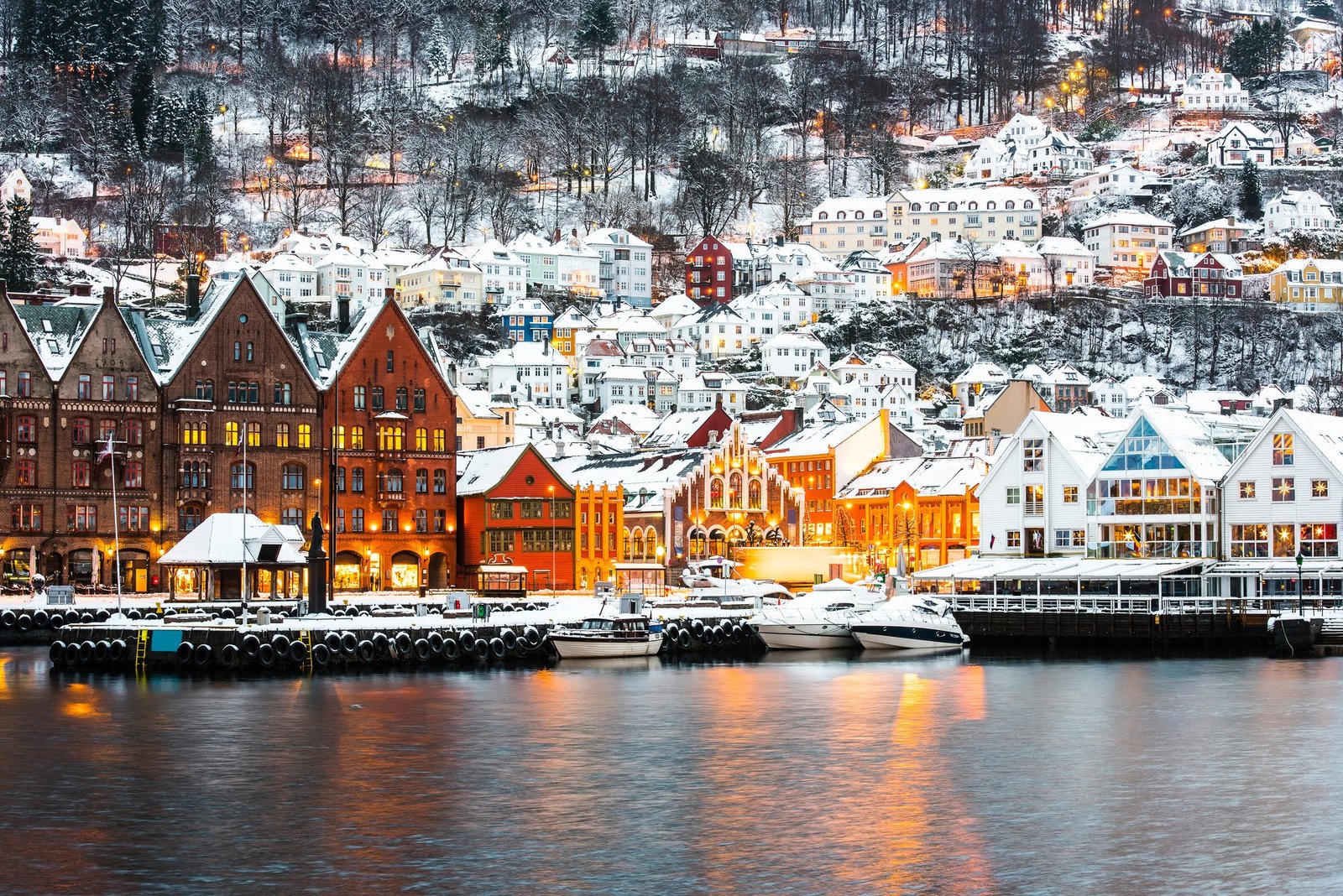 Bergen in Norway Christmas around the world