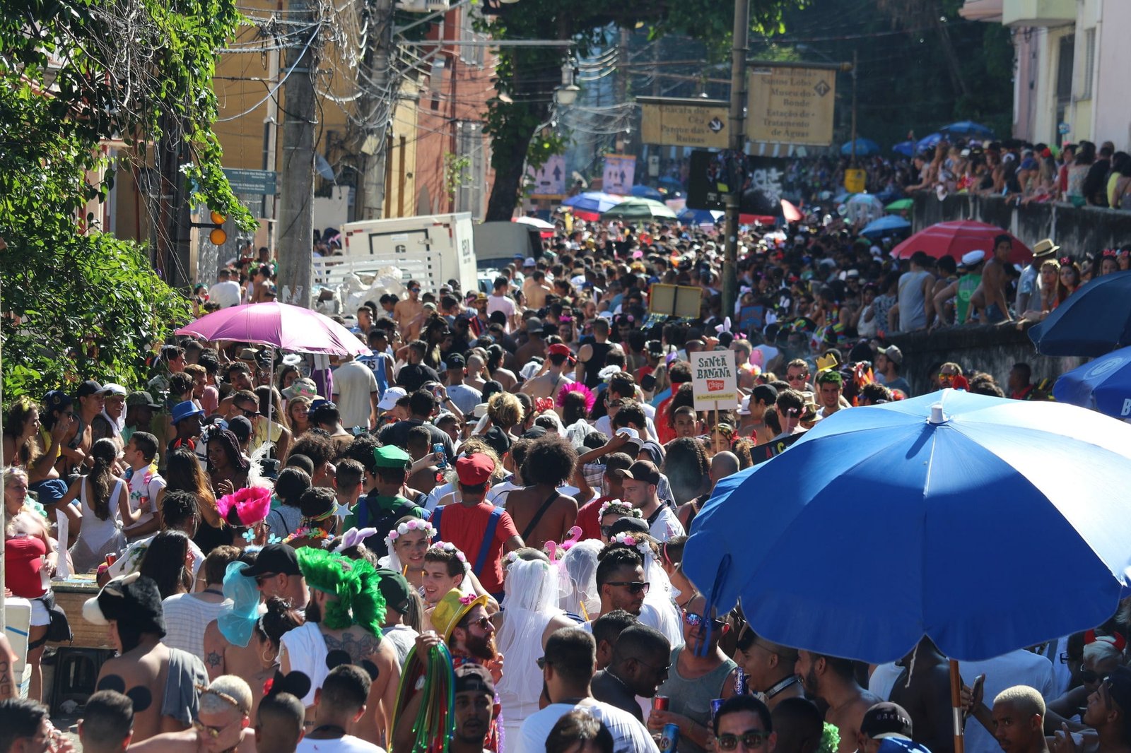 Brazilian New Year Carnival in Rio de Janeiro