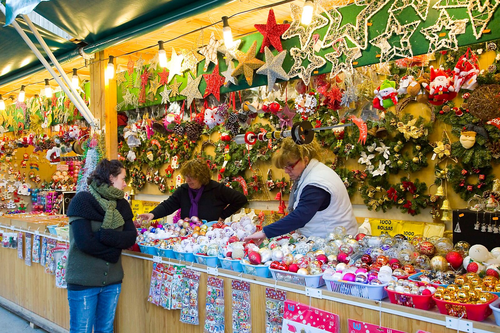 Christmas fair in Barcelona