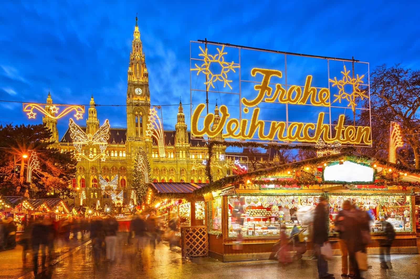 Christmas market in Vienna
