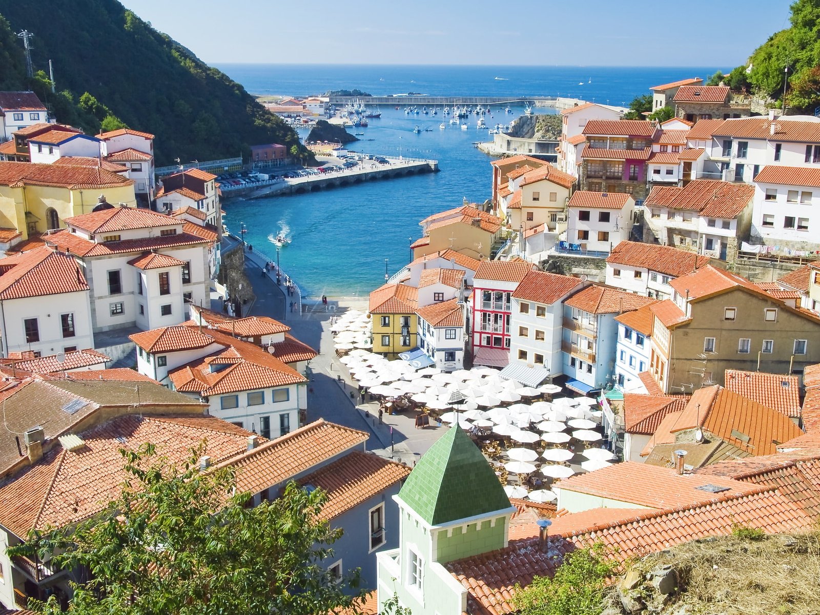 Cudillero in Asturias. Spain