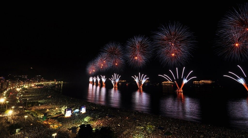 New Year´s Eve Party on Copacabana Beach