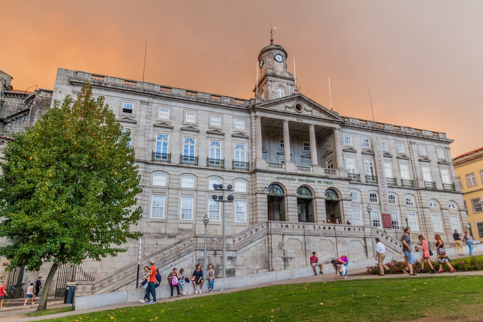 Stock Exchange Palace (Palacio da Bolsa) in Porto, Portugal