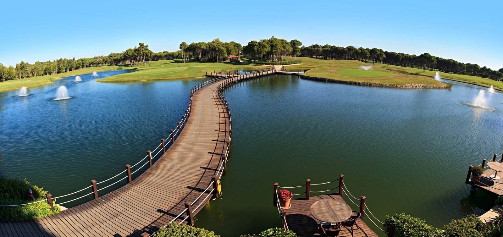 Area of Sueno Golf Club. Belek, Turkey