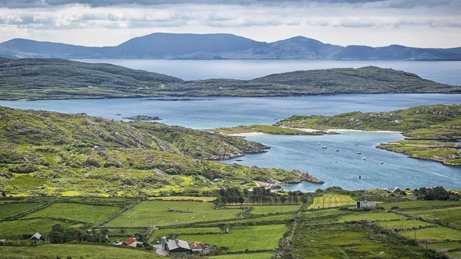 Ring of Kerry landscape Ireland,