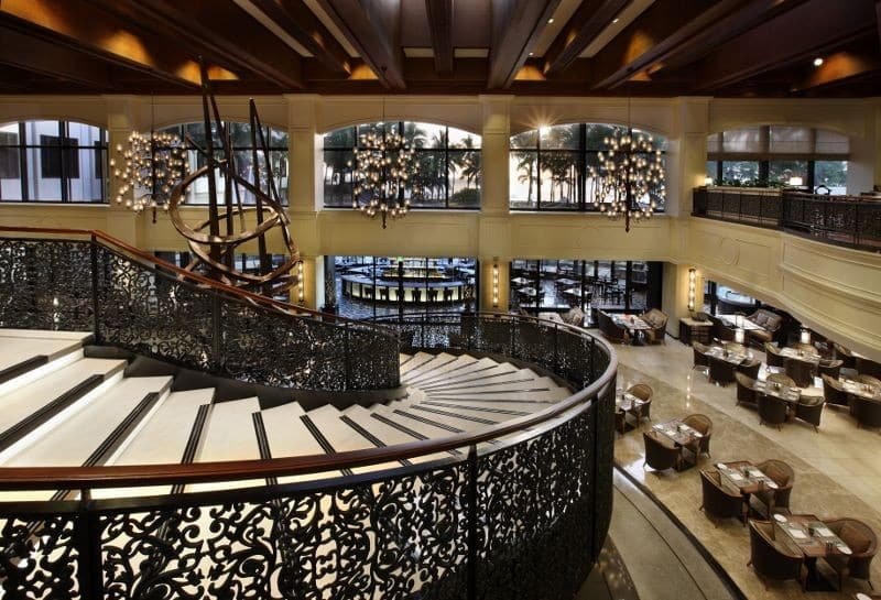 Spiral-staircase, Sofitel Manila, Philippines