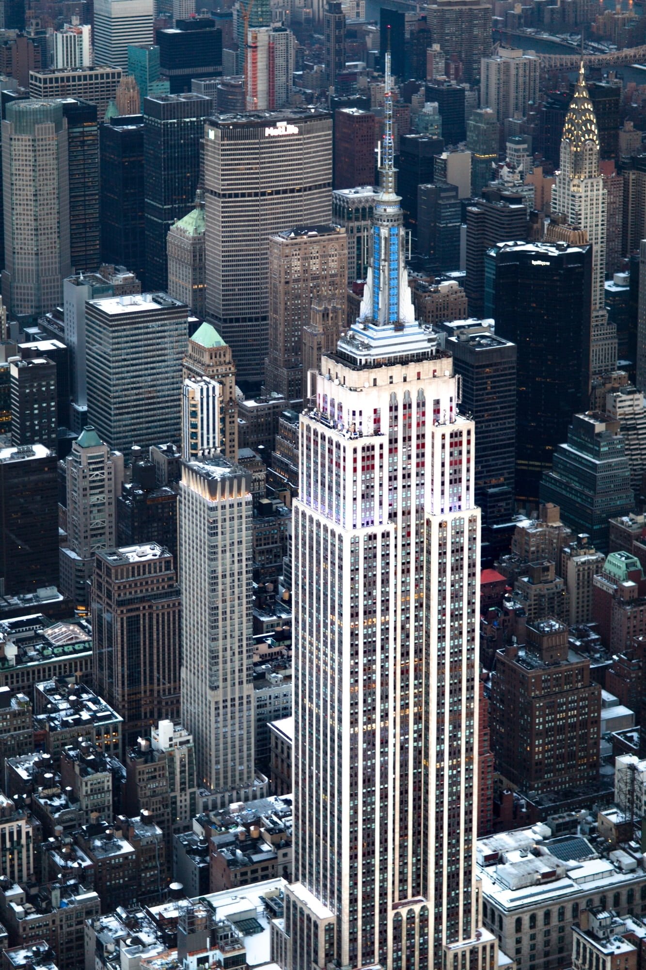  The Empire State building in New York