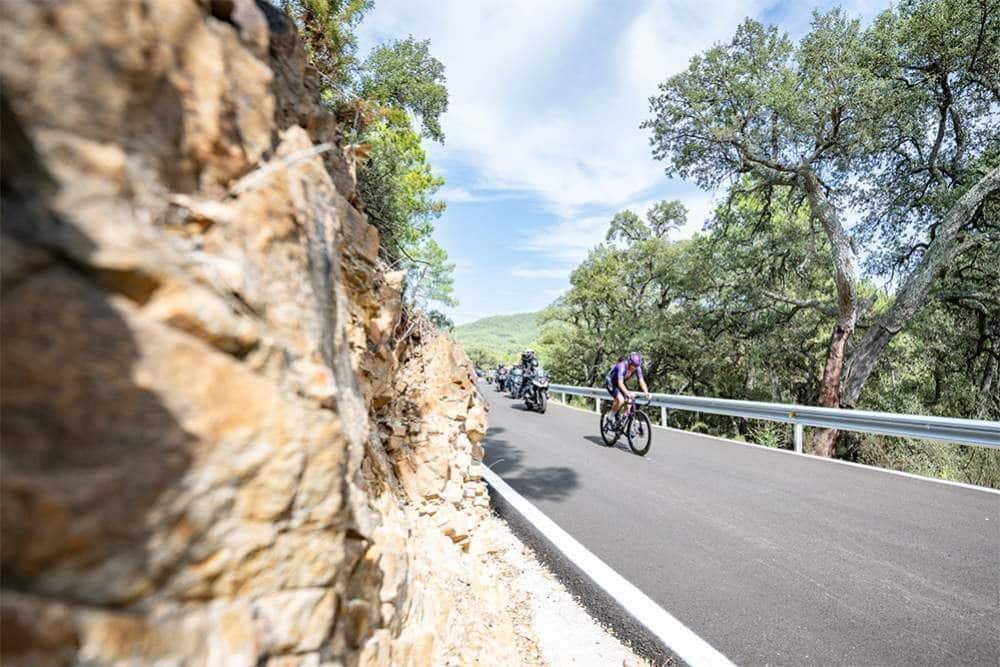 La Vuelta in Spain, beautiful, raw landscape