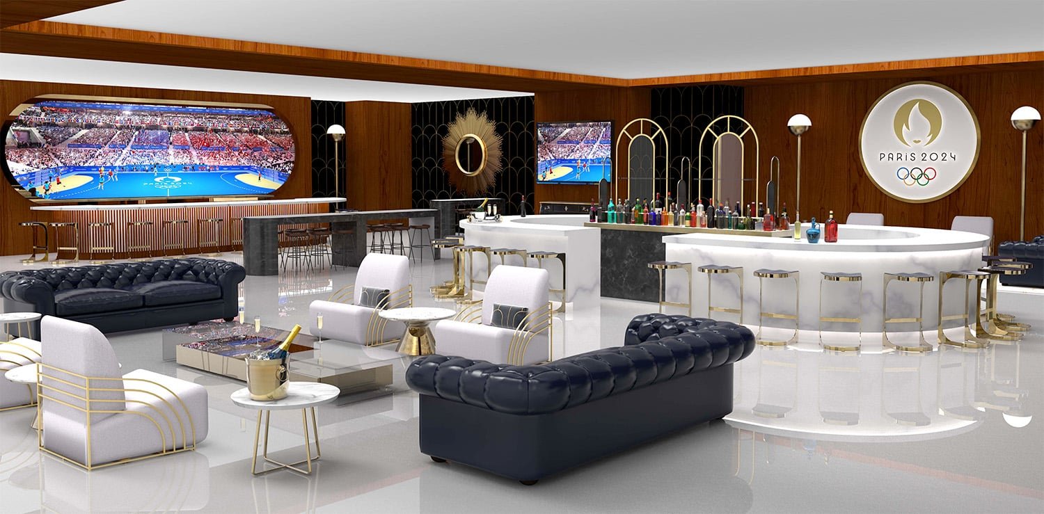 lounge for the summer Olypics 2024