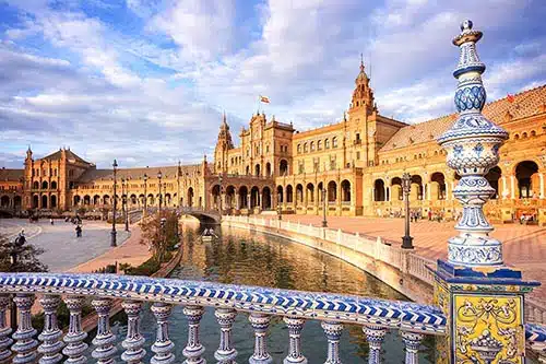 seville spains beautiful cities — Plaza de España