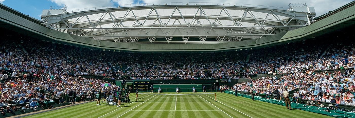 Wimbledon in London, UK - The most prestigious of all tennis grand slam tournaments