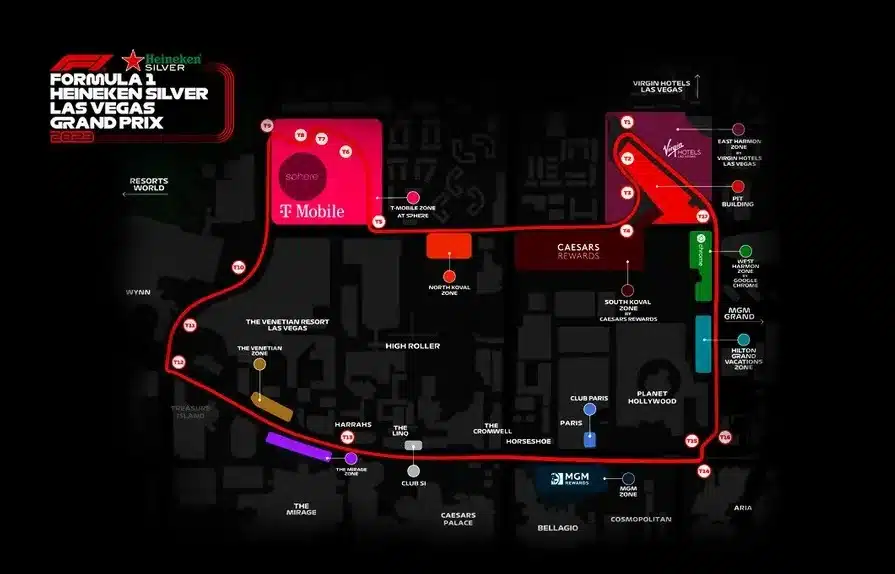 F1 Circuit Map