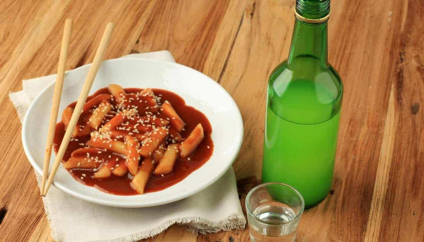 Traditonal Tteokbokki and Baekseju