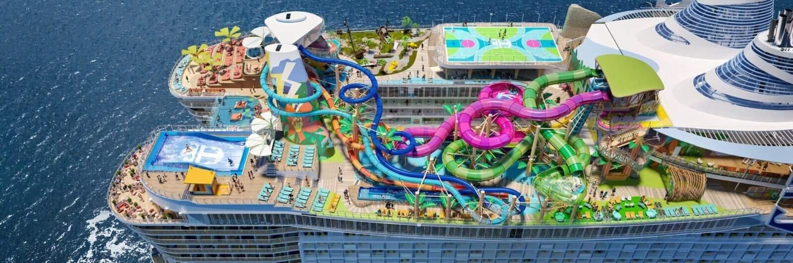 The world's largest cruise ship, Royal Caribbean's Icon of the Seas