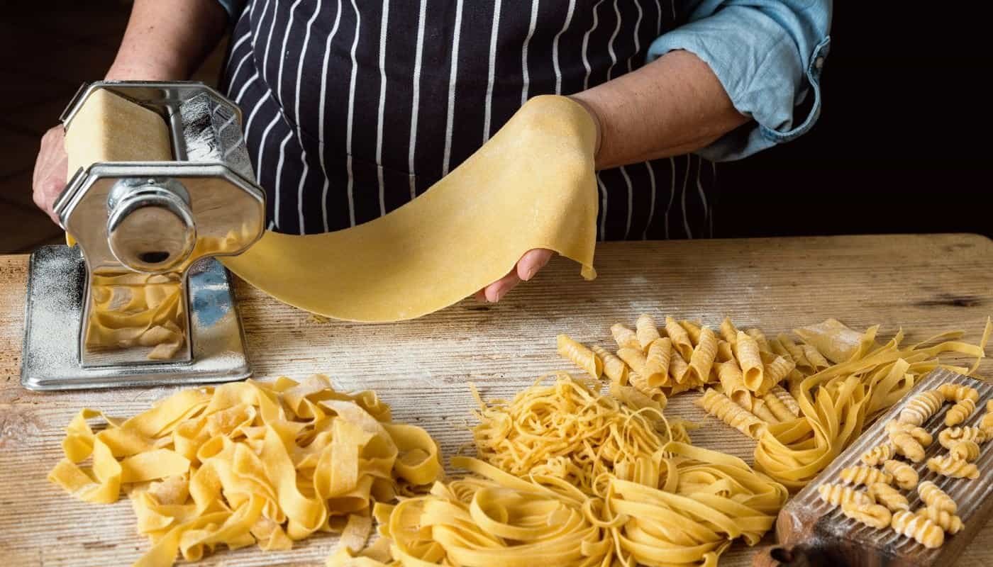 Pasta made with modern ingredients