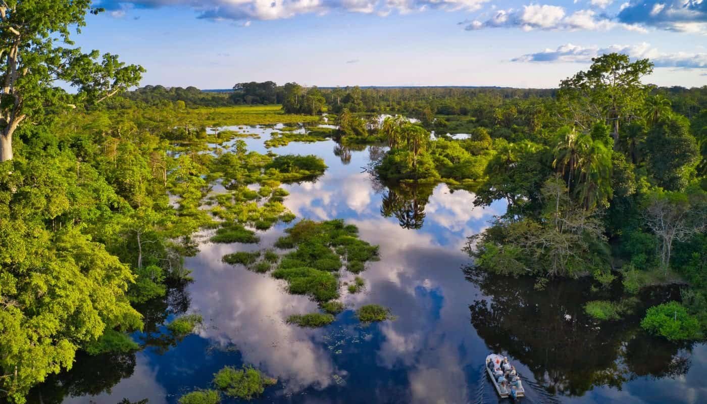 River trip in the Congo