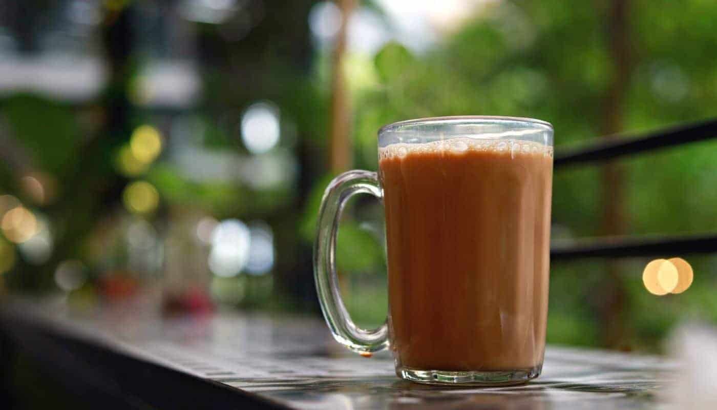 Teh Tarik, a traditional milk tea in KK