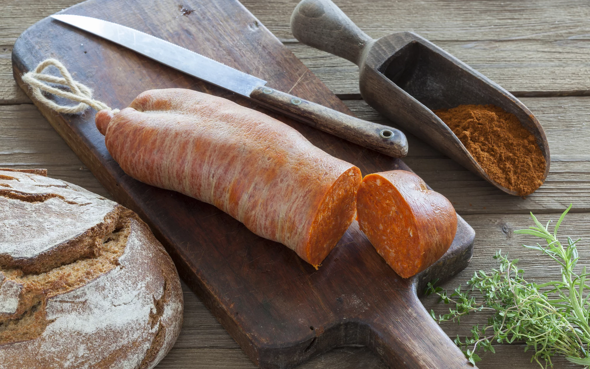 nduja famous chili sausage — Nduja-famous Italian Sausage from Calabria with loads of chili