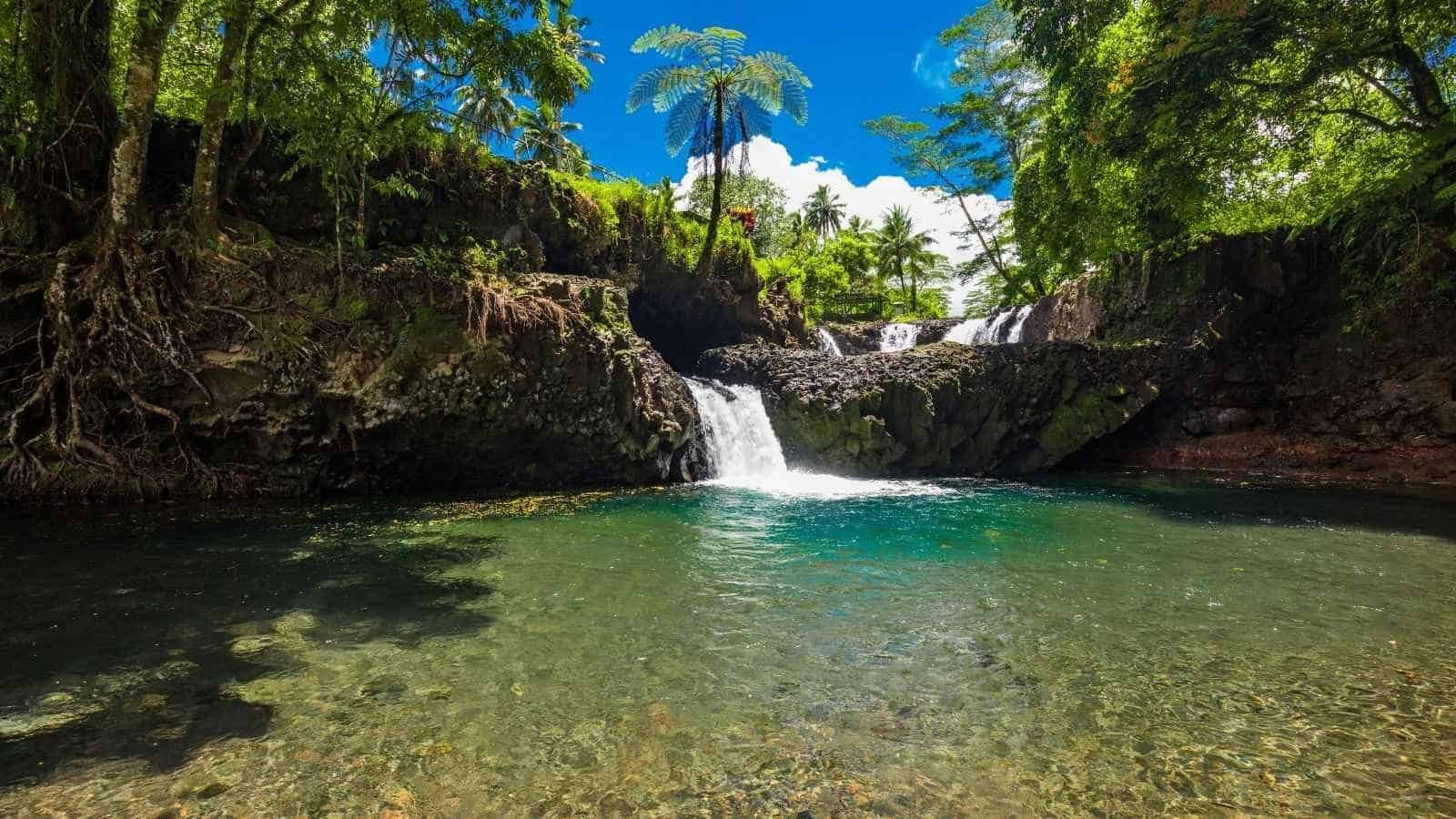 Togitogiga Falls — A lush jungle retreat and natural swimming hole on Upolu, Samoa